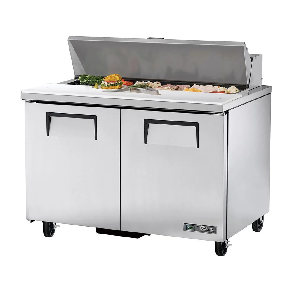 True TSSU-48-12-ADA-HC Solid 2 Door Sandwich / Salad Refrigerated Prep Table, 48"