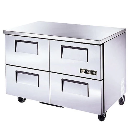 True TUC-48D-4-HC Undercounter Refrigerator, 4 Drawer, 48 3/8" Wide, S/S