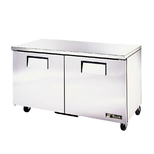 True TUC-60-HC Undercounter Refrigerator, 2 Door, 60 3/8 " Wide, S/S