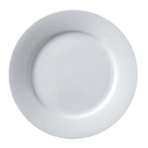 Vertex China ARG-9 Argyle Wide Rim Round Plate, 9-3/4", Pack of 6