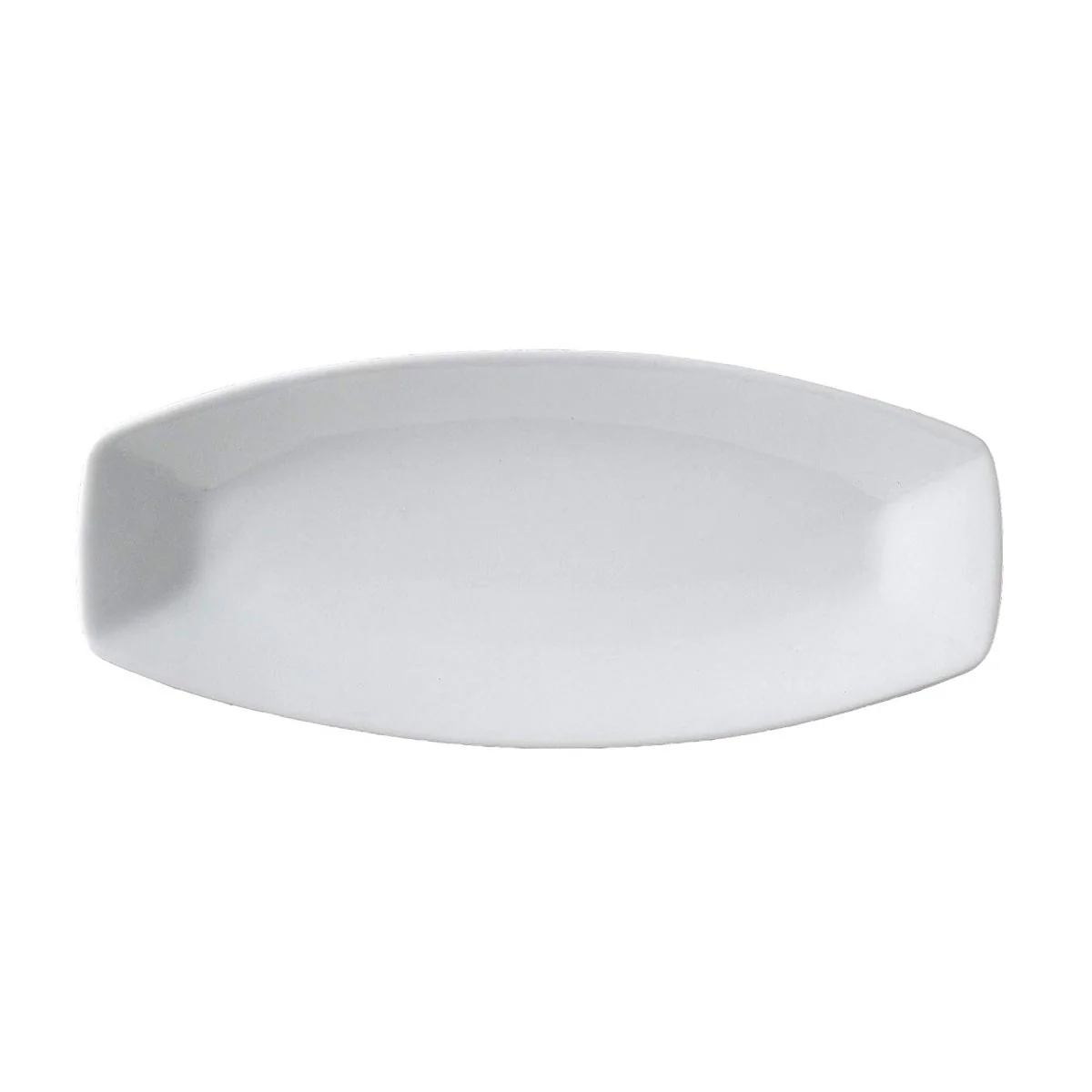 Vertex China AV-L13 Ventana Satay Platter, 11-3/8" x 5", Pack of 4