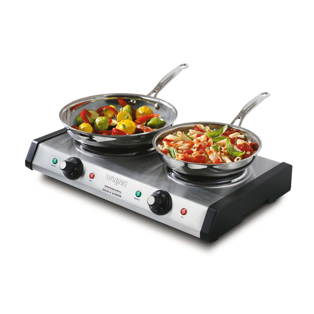 Waring WDB600 Heavy-Duty Commercial Cast Iron Double Burner - Image 2